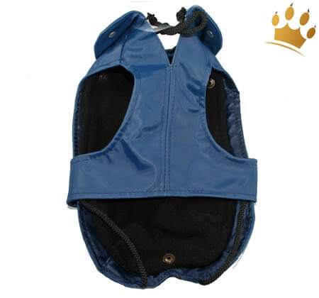 Hunde-Regenmantel Pioggia 2 in 1 Blau