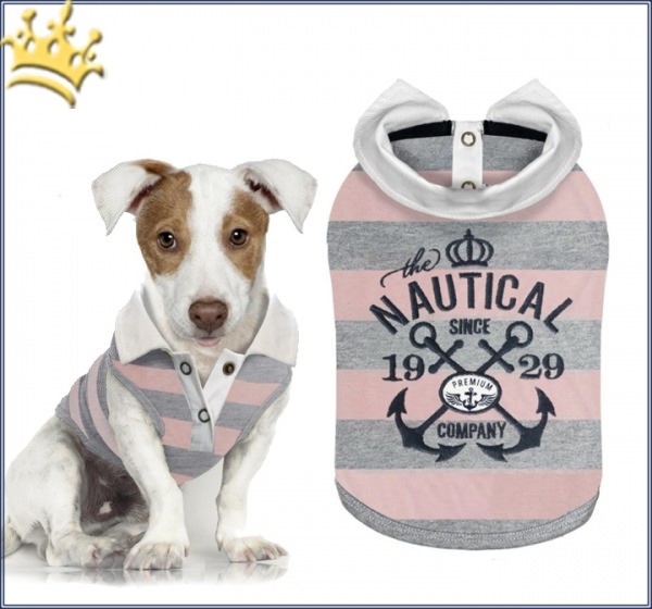 Milk & Pepper Hunde-T-Shirt St Tropez
