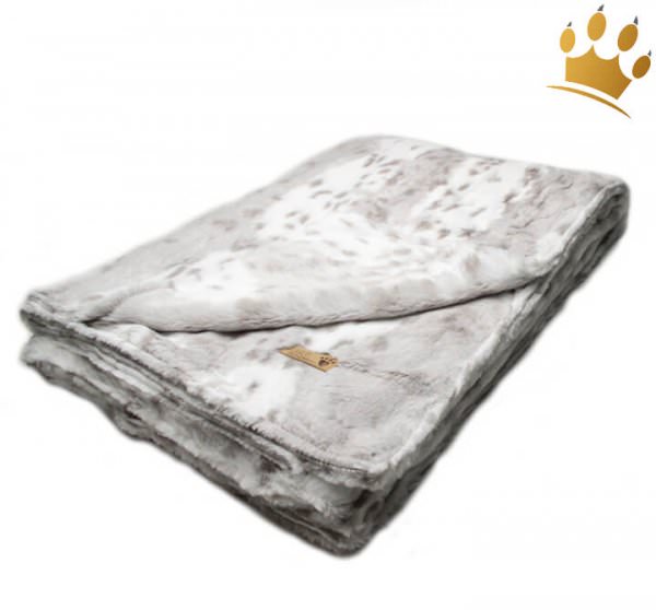 Kuscheldecke Throws Artic Snow Leopard