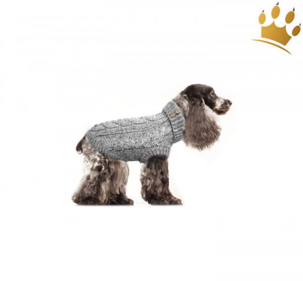 Milk & Pepper Alister Hundepullover Gris