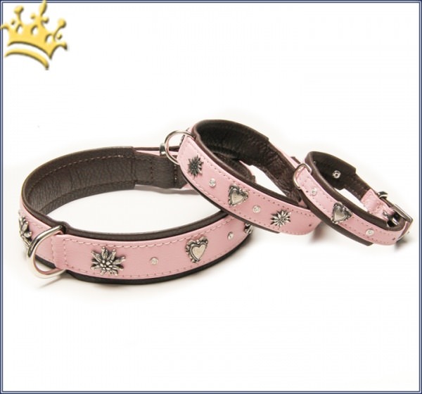 Halsband Zürs Deluxe Rosa/Braun