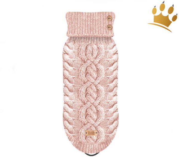 Milk & Pepper Donovan Hundepullover Rosa