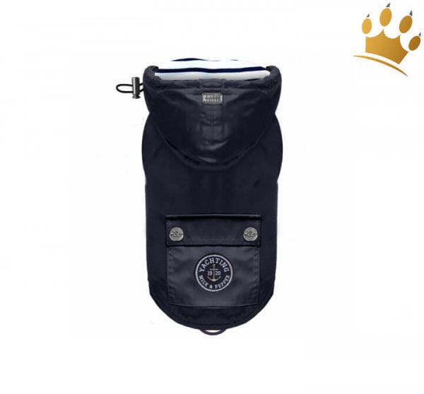 Milk & Pepper Hunderegenmantel Barbord Navyblau