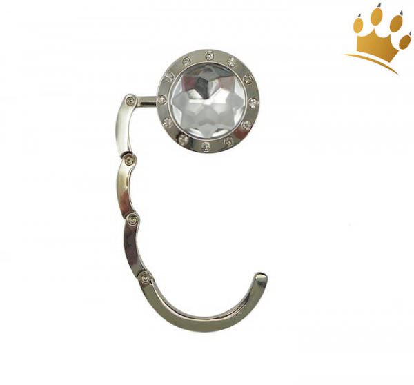 Exklusiver faltbarer Handtaschenhalter Klar