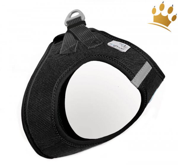 Curli© Vest Softgeschirr Cord Schwarz