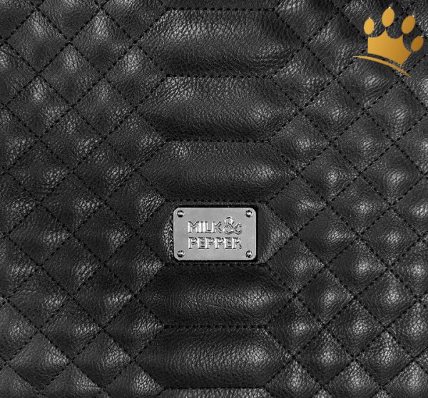 Milk & Pepper Janis Hundetasche Schwarz