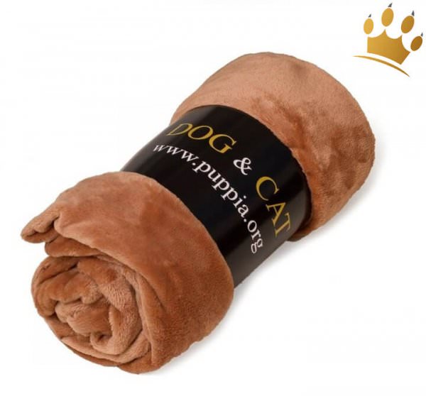 Hundefleecedecke Dog & Cat Braun