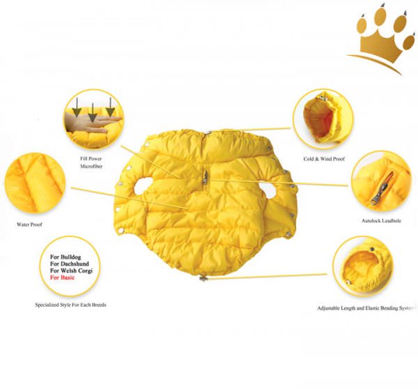 Puppyangel Hundemantel Love Faux Detail