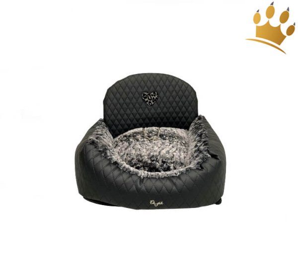Hundeautositz Luxury Car Drive Square Black Molto Carina Salt and Pepper