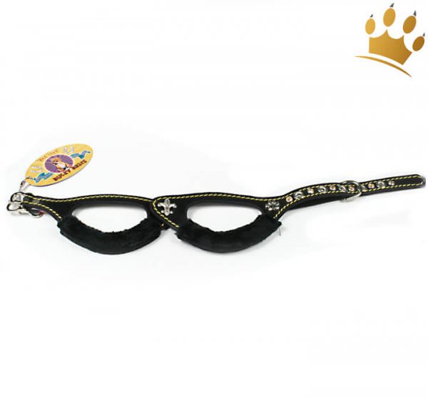 Pet Flys Hundegeschirr Fleur de Lis Black