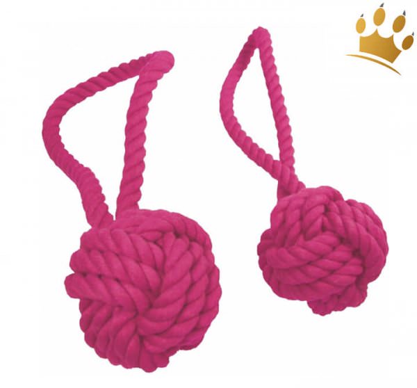 Hundespielzeug Tauball Pink