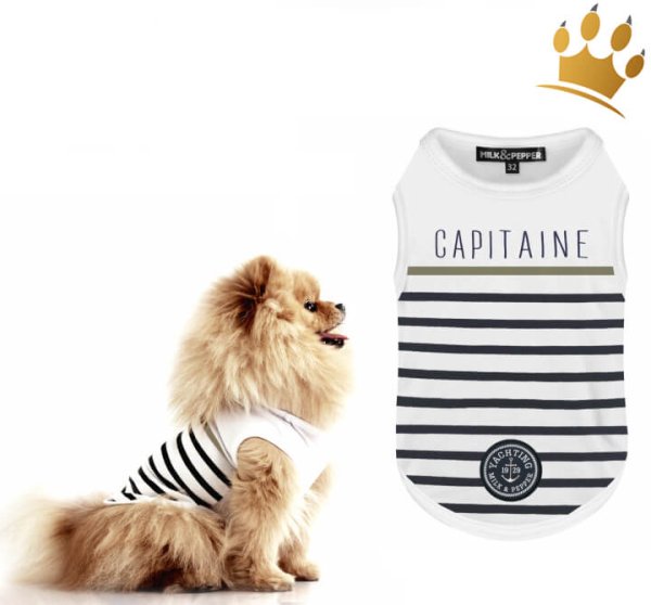 Milk & Pepper Brieuc Hunde-T-Shirt