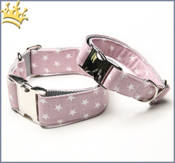 Hundehalsband Little Star Rosa
