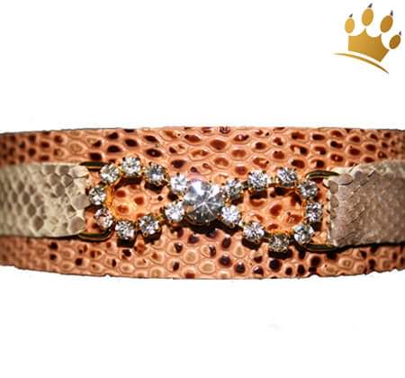 Hundehalsband Cayetana Snake Detail