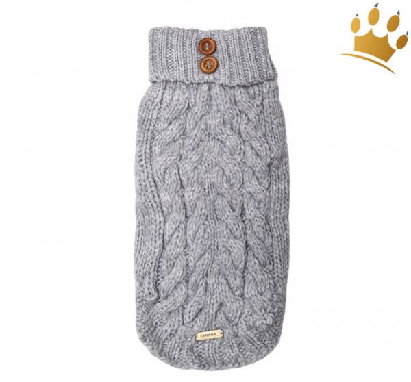 Hundepullover Zöpfli Stone