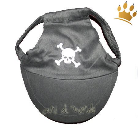 Hundebasecap Black Scull