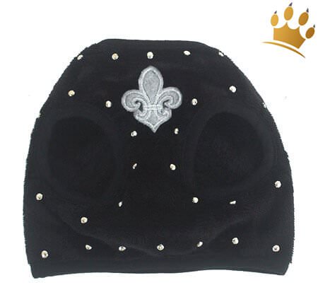 Step-In-Softgeschirr Fleur de Lis Schwarz