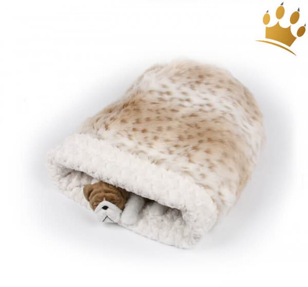 Hunde Cuddle Cup Snow Leopard Curly White