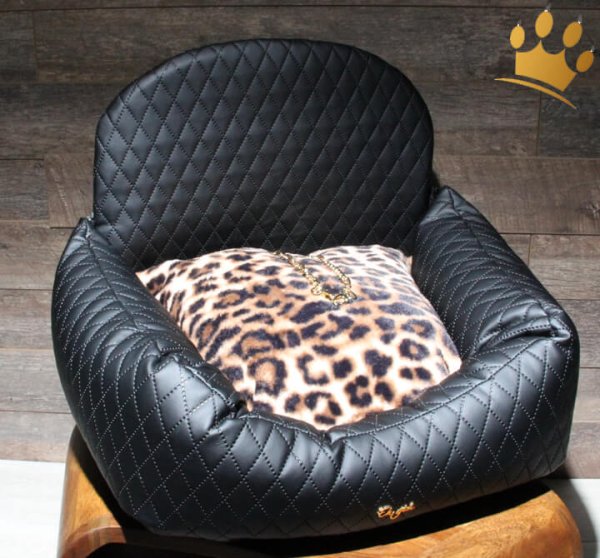 Hundeautositz Luxury Car Drive Square Black Molto Carina Cheeta Big