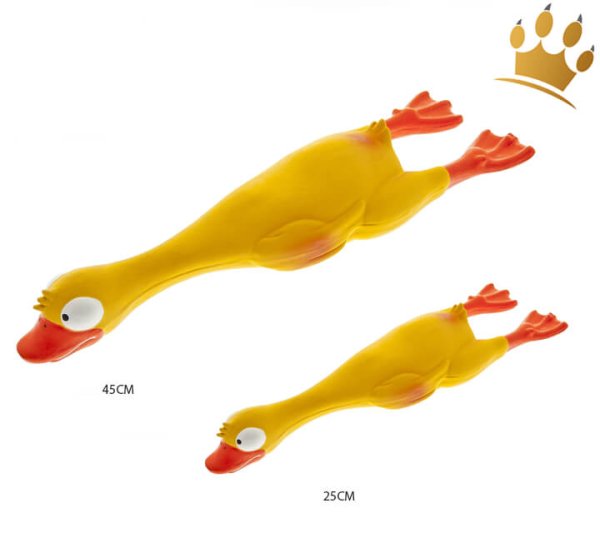 Hundespielzeug Lucky Duck Gelb