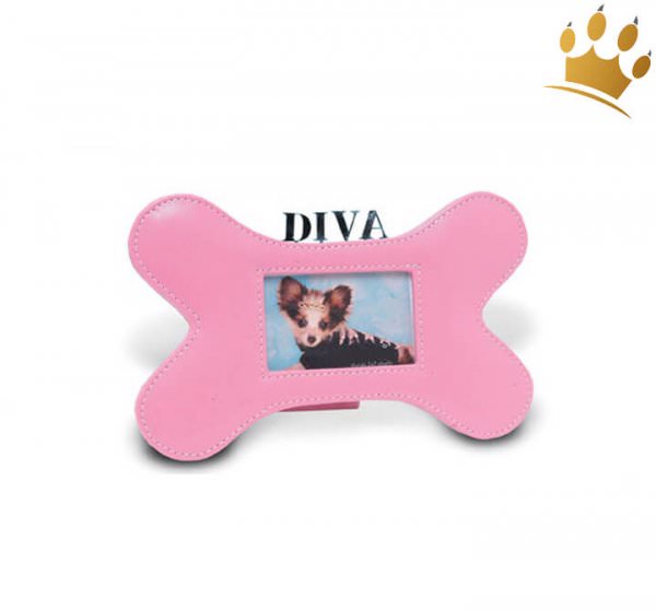 Bilderrahmen Knochen rosa