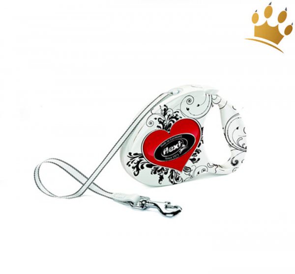 Hundeleine Flexi Fashion Heart