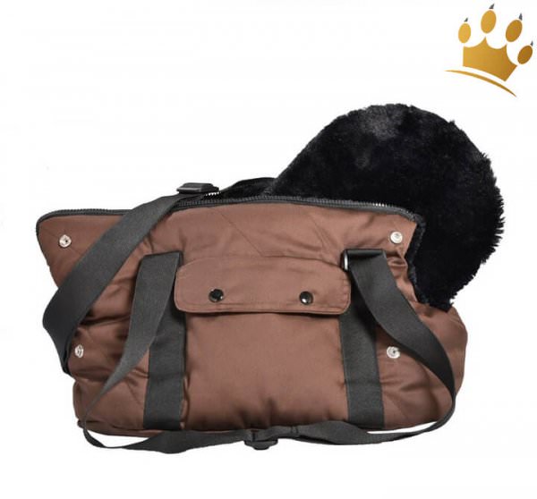 Hundetasche Two in One Moelleux Braun