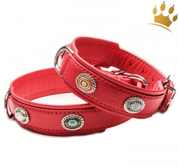 Hundehalsband Ibiza 80 Rot