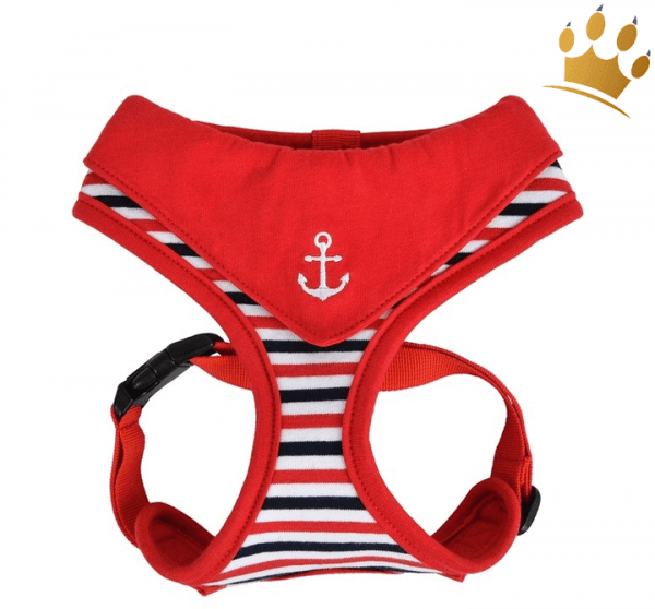 Puppia Softgeschirr Seaman Rot
