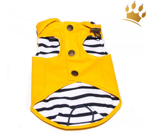 Milk & Pepper Hunderegenmantel Barbord Gelb