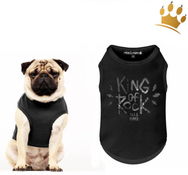 Milk & Pepper Hunde-T-Shirt Darren Black
