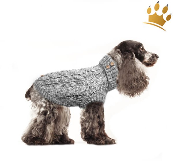 Milk & Pepper Donovan Hundepullover Gris
