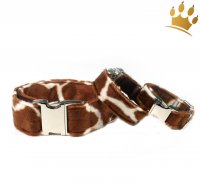 Fellhalsband Giraffe Cognac Fellhalsband Giraffe Cognac