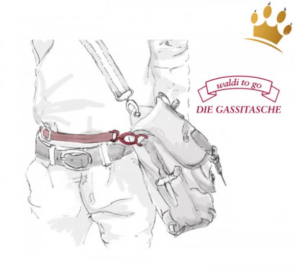 Hazel große Gassitasche Taupe