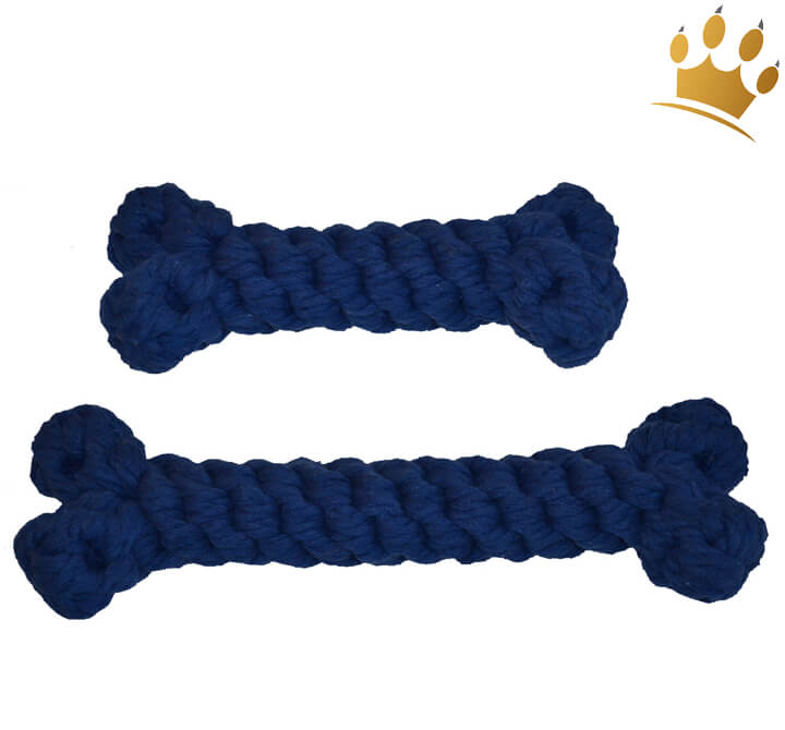 Hundespielzeug TauKnochen Blau Spielzeug Hunde Zahnpflege