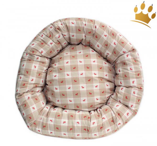 Hundebett Nordland Beige Rund