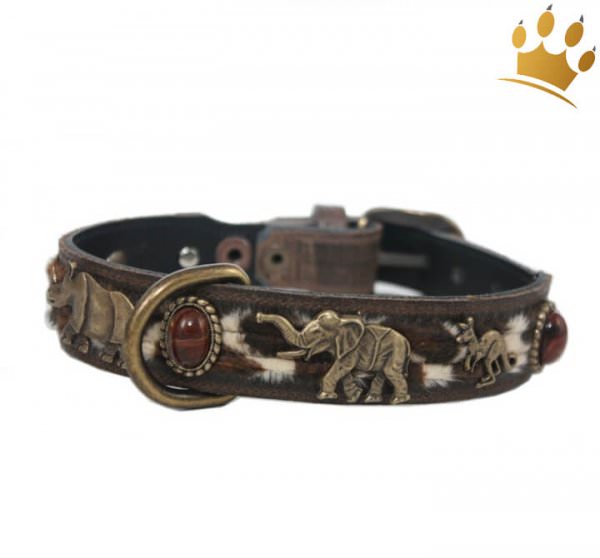Halsband Savanne Antik Braun