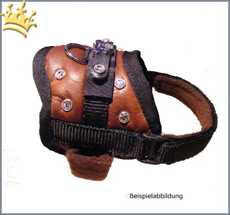 MyDog Hundegeschirr Braun Luxury