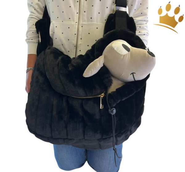 Hundetasche Sling Bag Marsupio Linus Schwarz