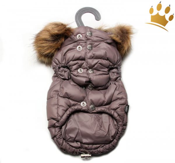 Puppyangel Hundeweste Double Down Hood Grau
