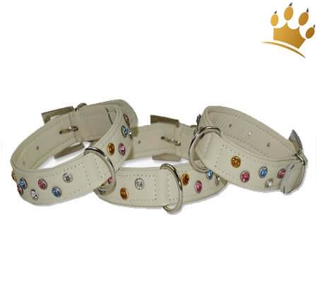Hundehalsband mit Strass Calas