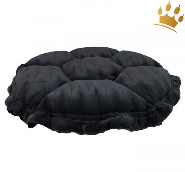 Hundebett Bessie & Barnie Cuddle Pod - Gravel Stone - Black Puma