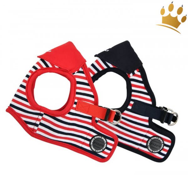 Puppia Step In Hundegeschirr Seaman Blau