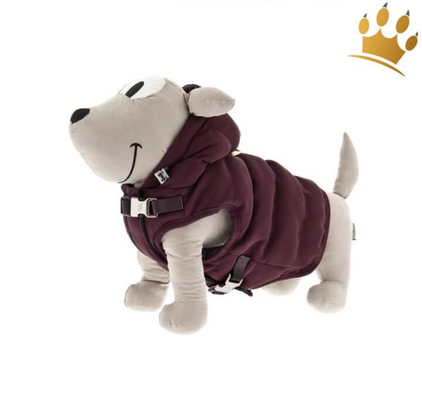 Hundemantel Bordeaux