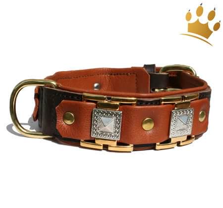 Lederhalsband Milano