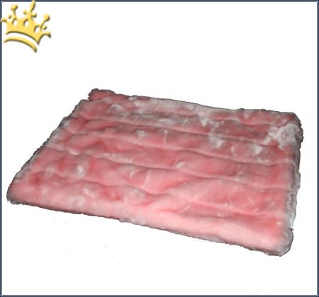 Hunde Cuddle Plaid Shiny Pink