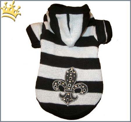 Hunde-Sweater Deluxe Black & White