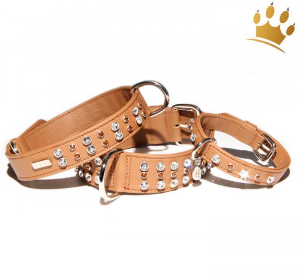 Malucchi Hundehalsband Bright Cognac