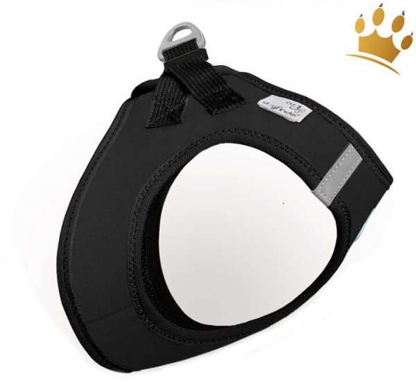 Curli© Vest Softshell Hundegeschirr Schwarz