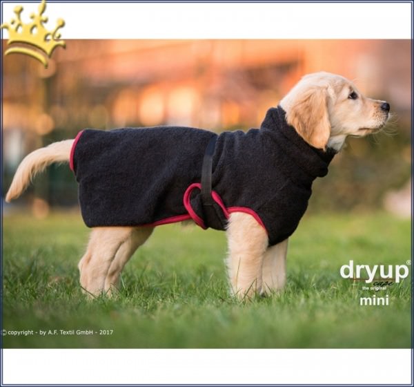 DryUp Bade-Cape Mini Schwarz Detail